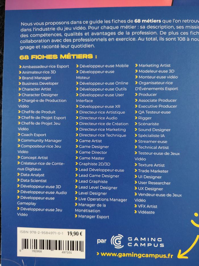 Guide, métiers du jeu vidéo - photo numéro 9
