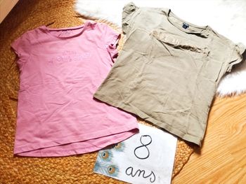 Lot t-shirts Kiabi 8ans