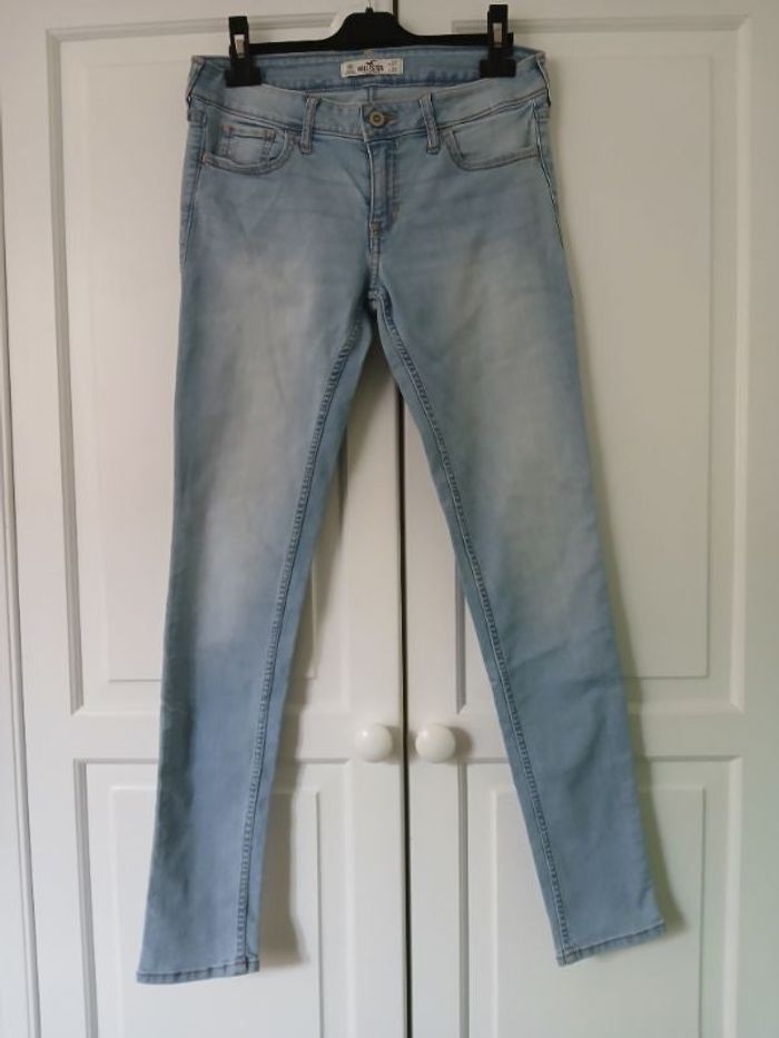 Jeans resserré bleu ciel W27L31 34/XS - Hollister