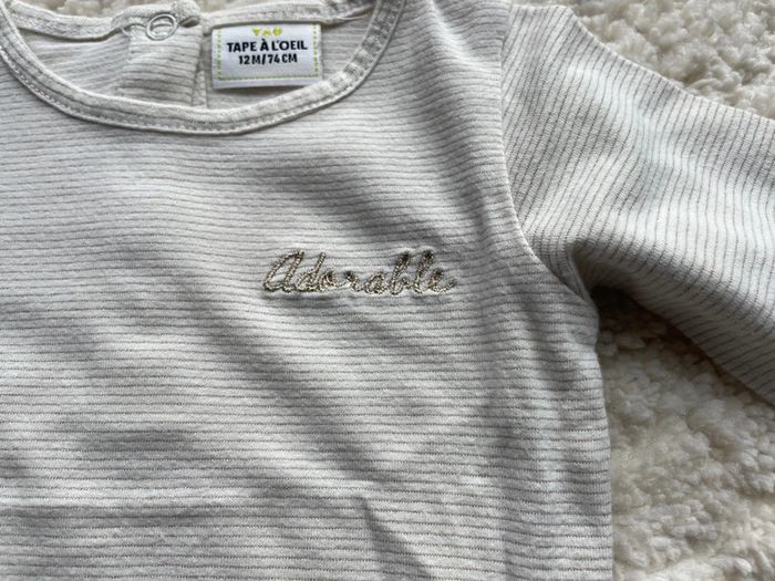 Joli body a porter comme t-shirt - photo numéro 2