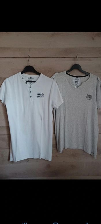Lot de 2 tee shirt taille L cbk neuf