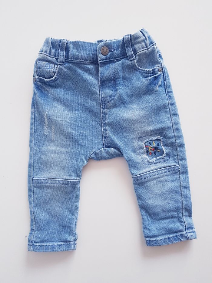 Tape À L'Œil - Pantalon en jean - "Fun" (6 mois) - photo numéro 2