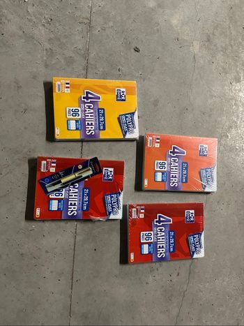 Lot cahier