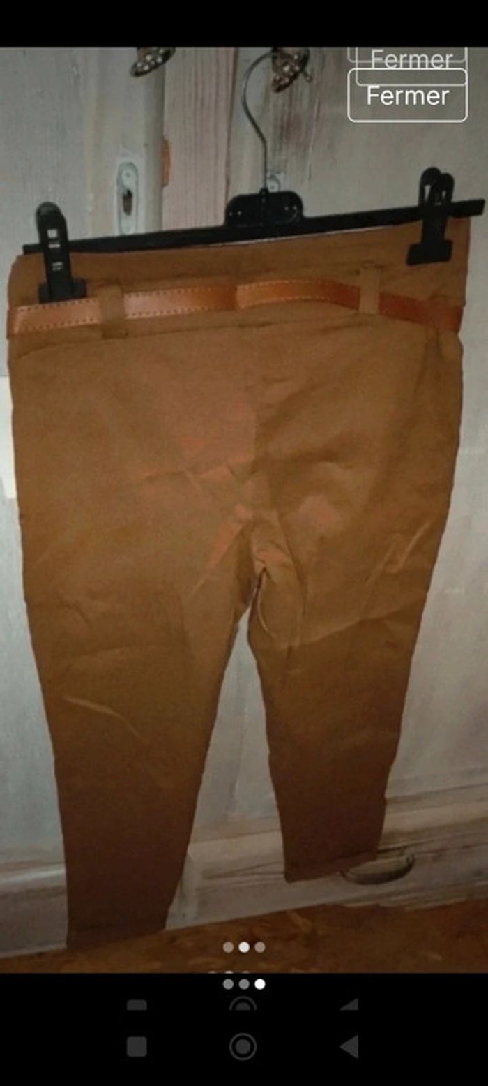 Pantalon Chino marron - photo numéro 2