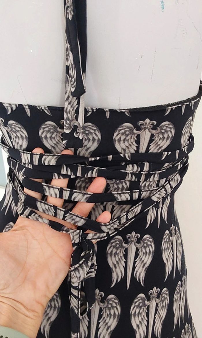 Robe longue dos nu été noire et beige Faith Connexion T 34 - photo numéro 12