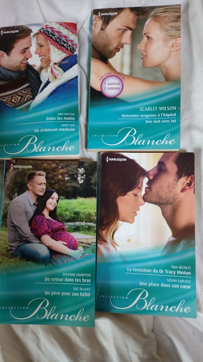 Lot romans Harlequin collection blanche - photo numéro 3