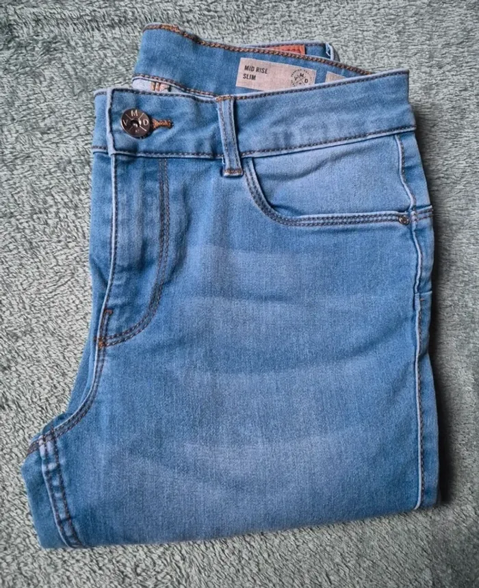 Jeans slim Mid rise Taille S/34 - photo numéro 6