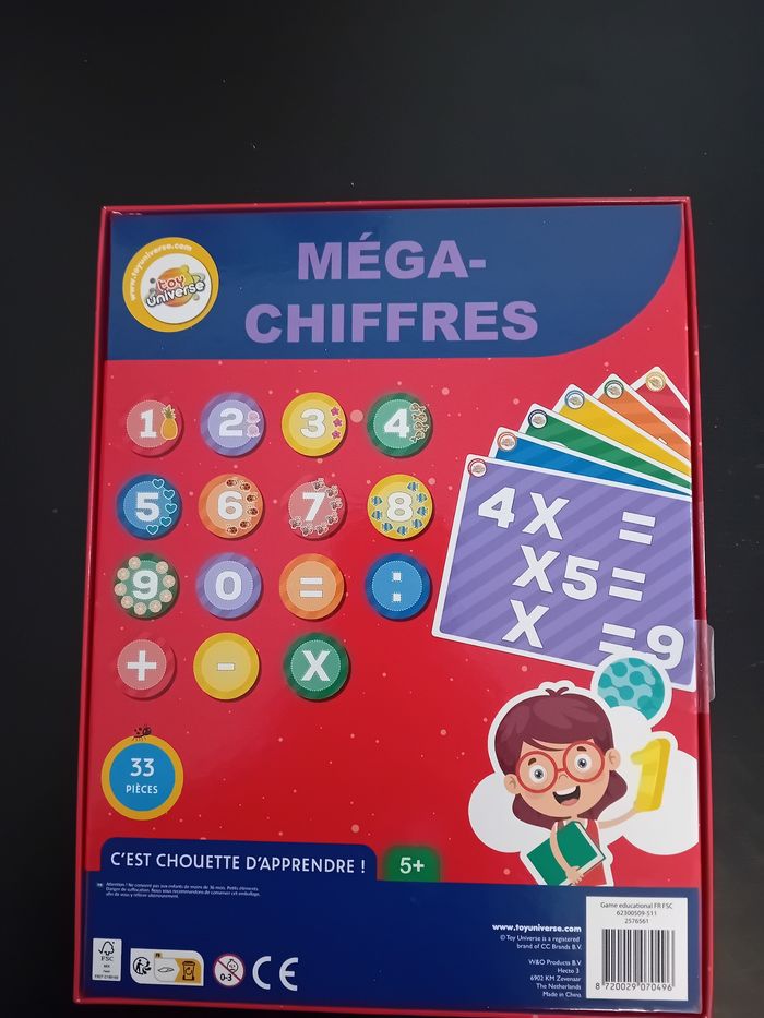 Jeu méga chiffres neuf - photo numéro 2