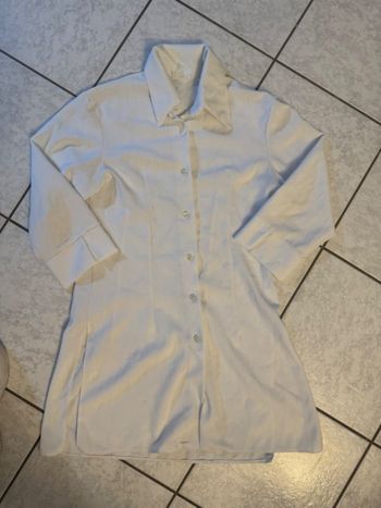 Chemise longue blanche