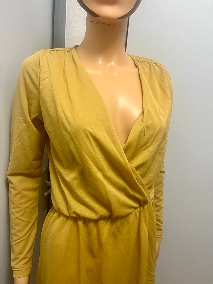 Robe moutarde tex - photo numéro 3