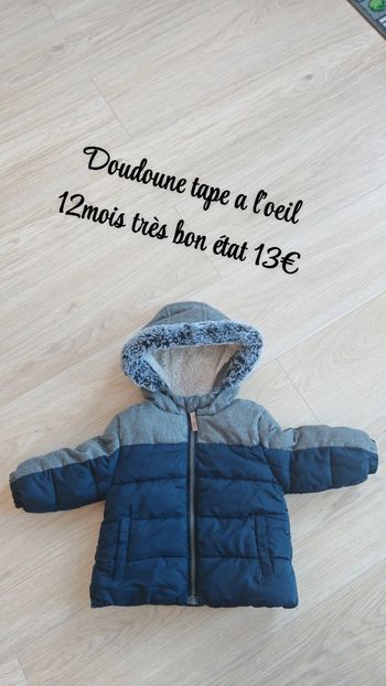 Doudoune tape à l'œil 12mois