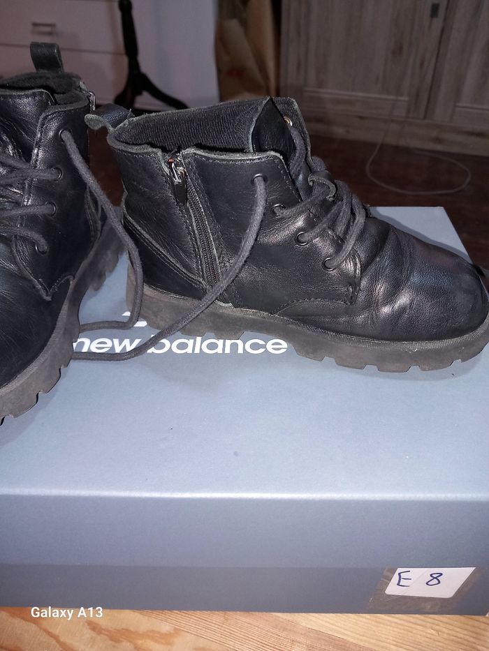 Bottines à lacets et zip Zara Kids - Taille 27 - photo numéro 4