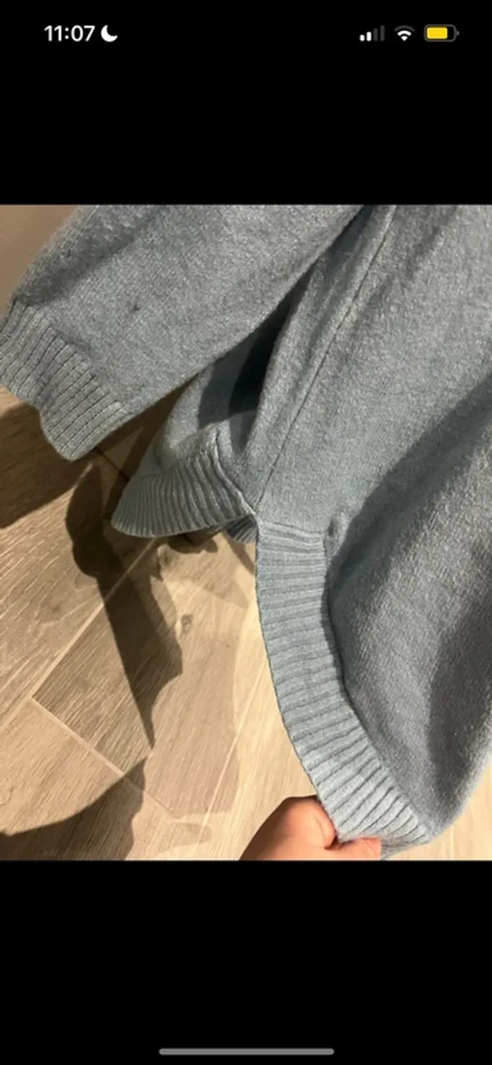 Pull + écharpe à carreaux - photo numéro 2