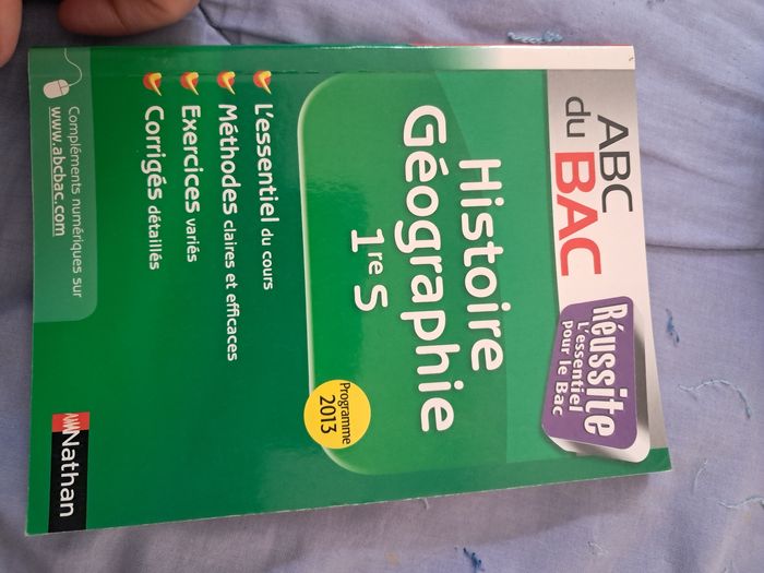 Livre histoire géographie en 1ere S