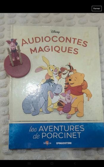71ēme audioconte magique collection altaya deagostini livre et figurine disney audio compte