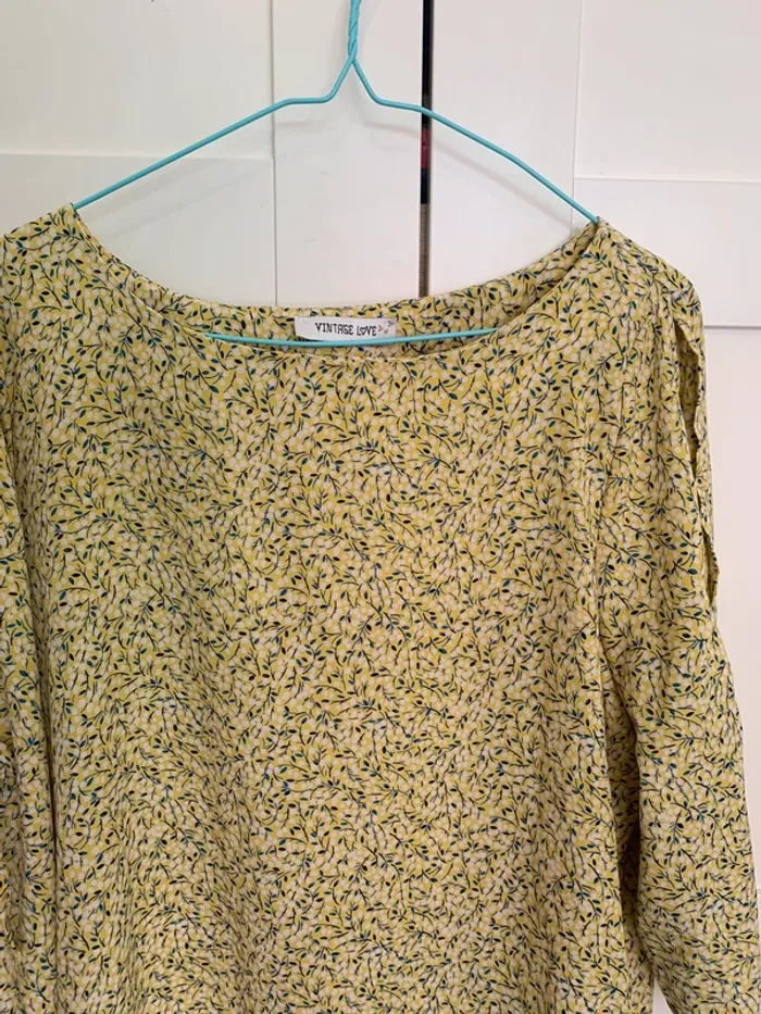 Robe fleurie jaune été - photo numéro 2