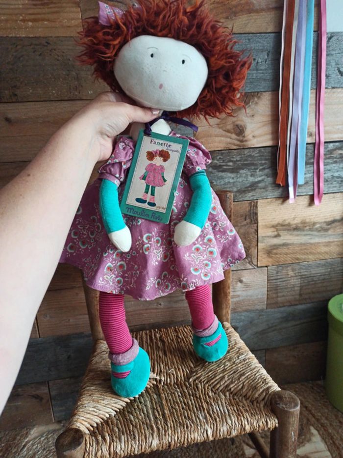 Peluche poupée moulin roty Fanette la coquette - photo numéro 3