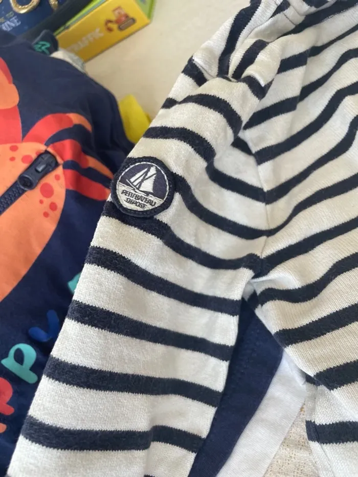 Gilet petit bateau 2 ans mixte - photo numéro 5