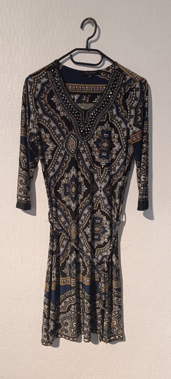 Robe imprimée col perlé – LolaLiza – Taille 38