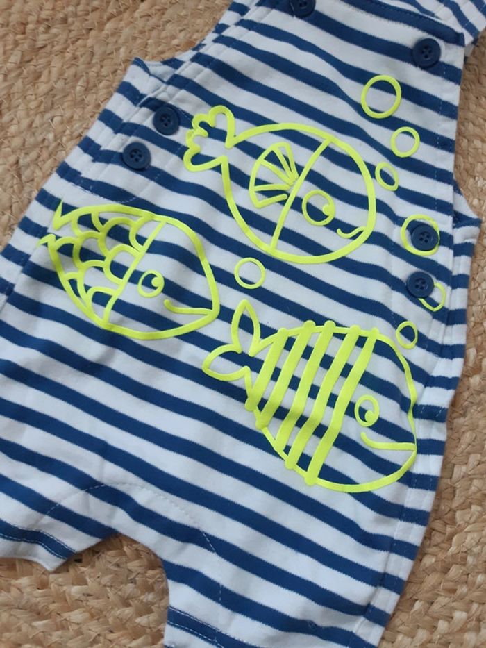 Salopette rayé 3 mois - photo numéro 3