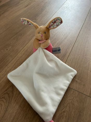 Doudou mouchoir lapin baby nat
