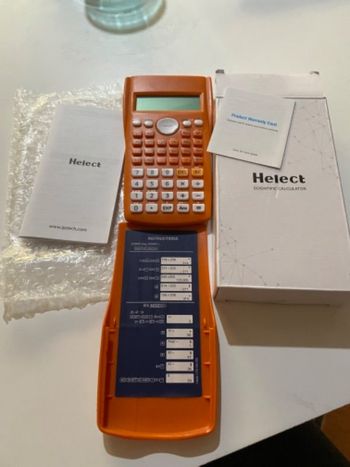 Calculatrice scientifique neuf helect penser rentrer des classes😊😉