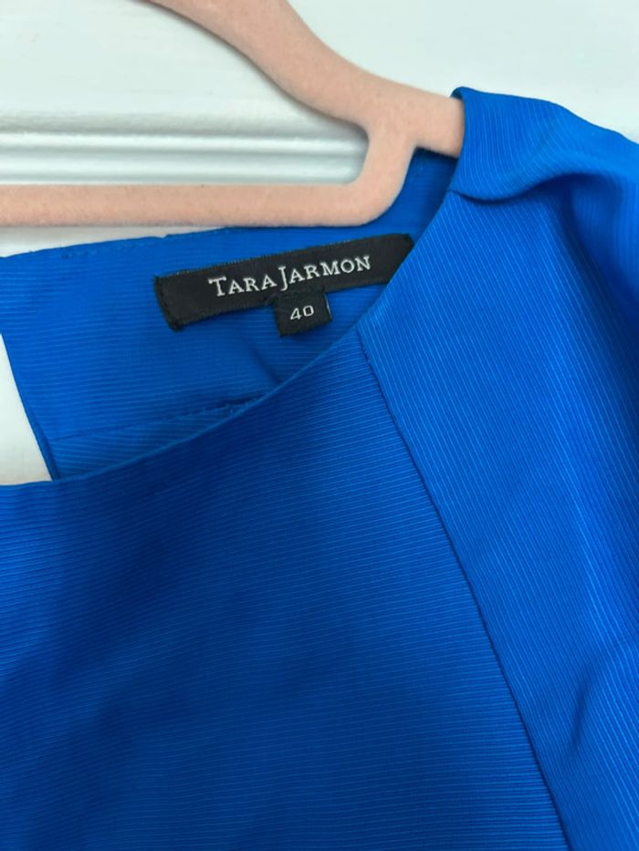 Robe Tara Jarmon bleu cobalt T. 40 - photo numéro 2