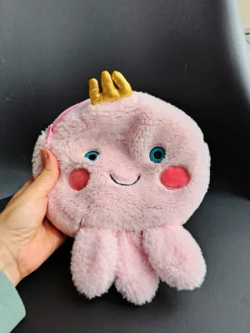 Porte monnaie sac peluche méduse princesse