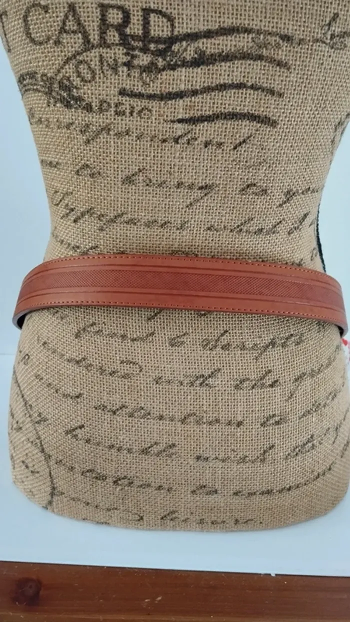 Ceinture marron avec motifs 110 cm mixte - photo numéro 5