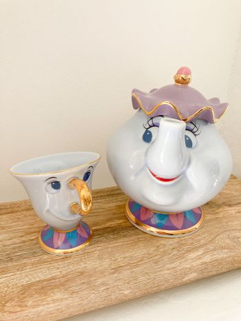 Service à thé la belle et la bête