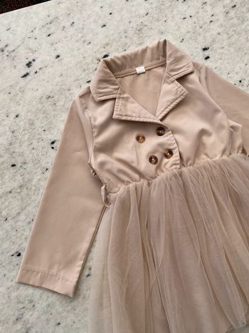 Robe beige tutu 18/24mois