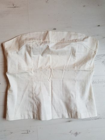 Bustier blanc sinequanone