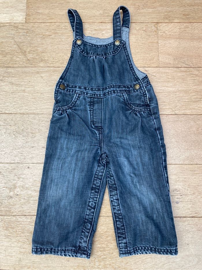 Salopette jean chaud bébé fille garçon 18 mois