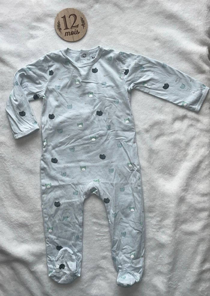 Lot 3 pyjama coton avec pied antidérapant - photo numéro 8