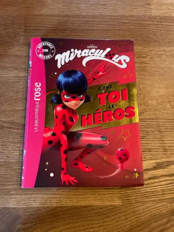 Grand Livre La bibliothèque Rose Miraculous C’est toi le héros