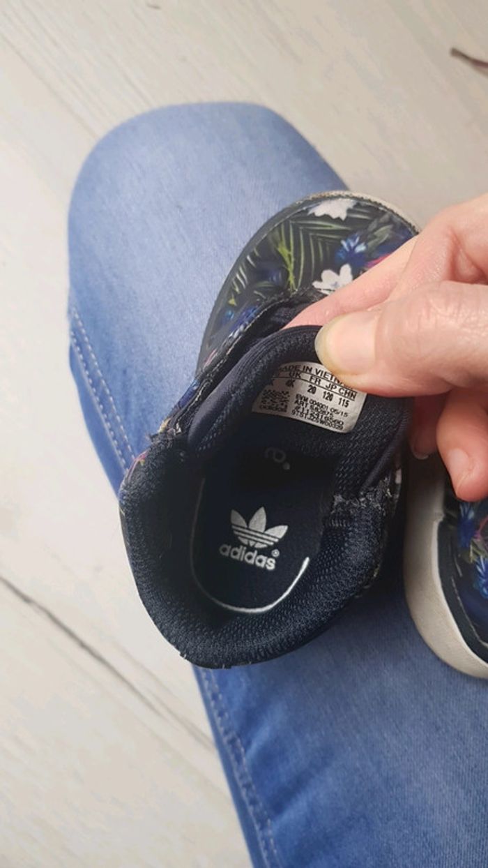 Baskets Adidas sans lacets fleurs Liberty p.20 fille - photo numéro 8