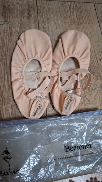Chaussons danse demi pointes 38