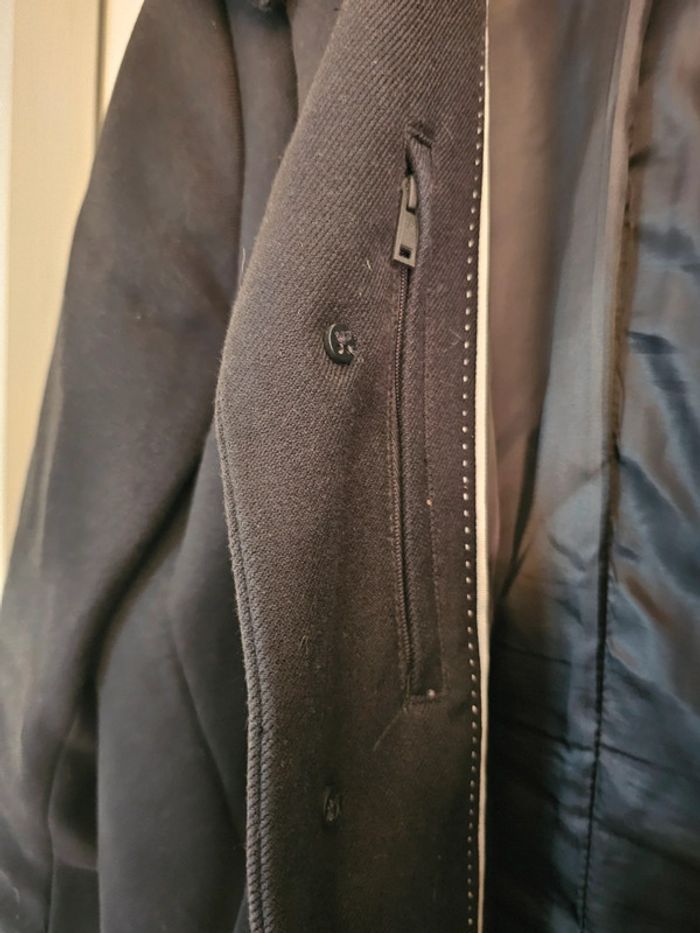 Manteau noir classe homme - photo numéro 2