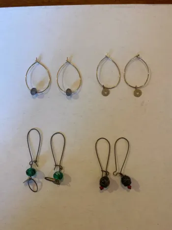 Lot de boucles d’oreilles