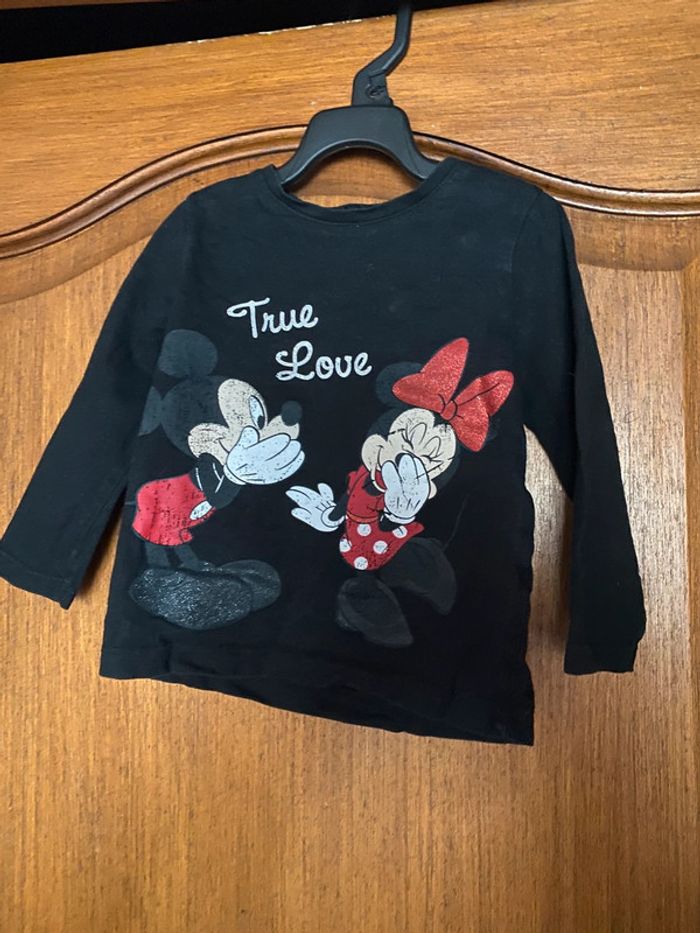 Haut manche longue Disney Minnie Mouse 18m fille