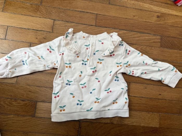 Sweat à motif cerises colorées 36 mois - Bout’chou - photo numéro 2