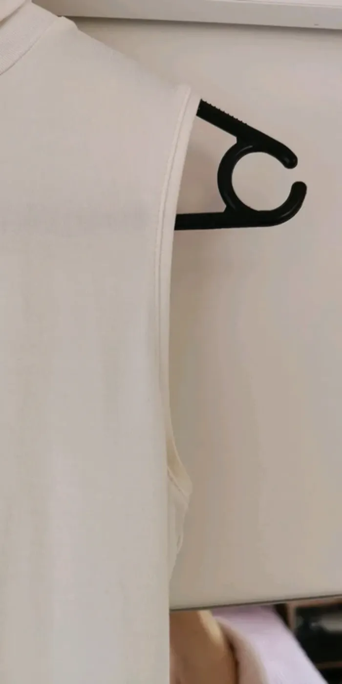 Débardeur à col roulé blanc taille 1 camaïeu - photo numéro 3