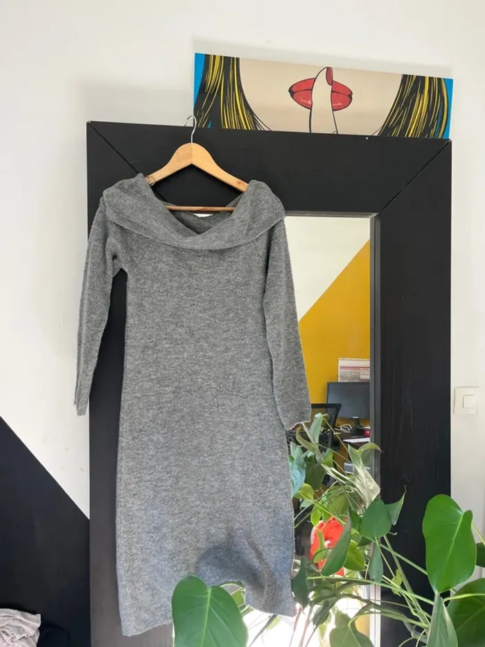 Robe pull grise Pimkie