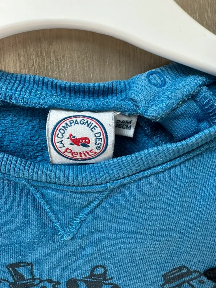 Sweat La compagnie des petits bleu 24 mois - photo numéro 4