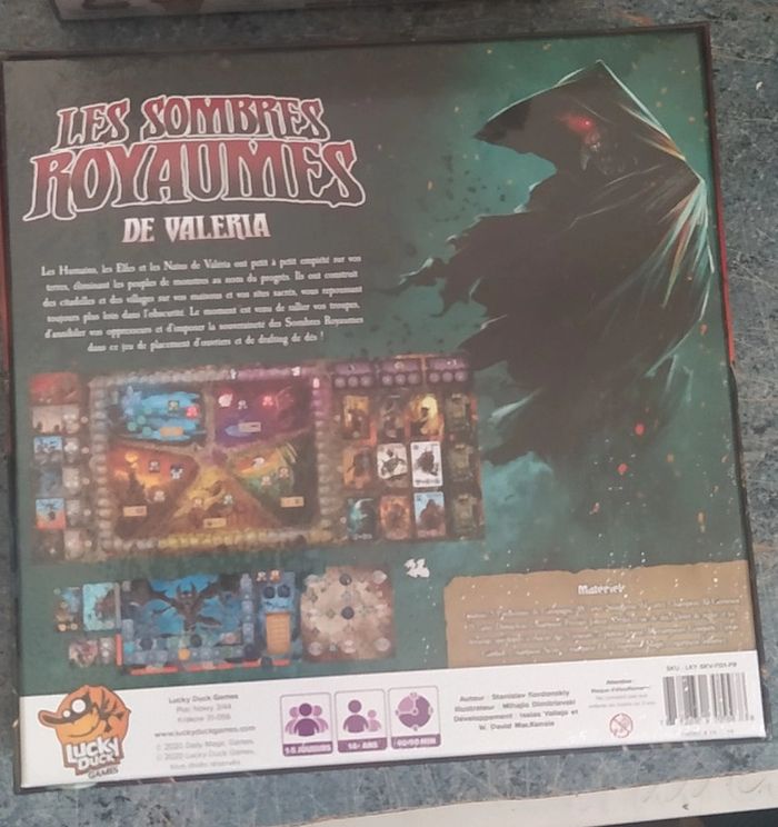 Les Sombres Royaumes de Valeria - Jeu de société sous emballage - Prix Ferme - photo numéro 2