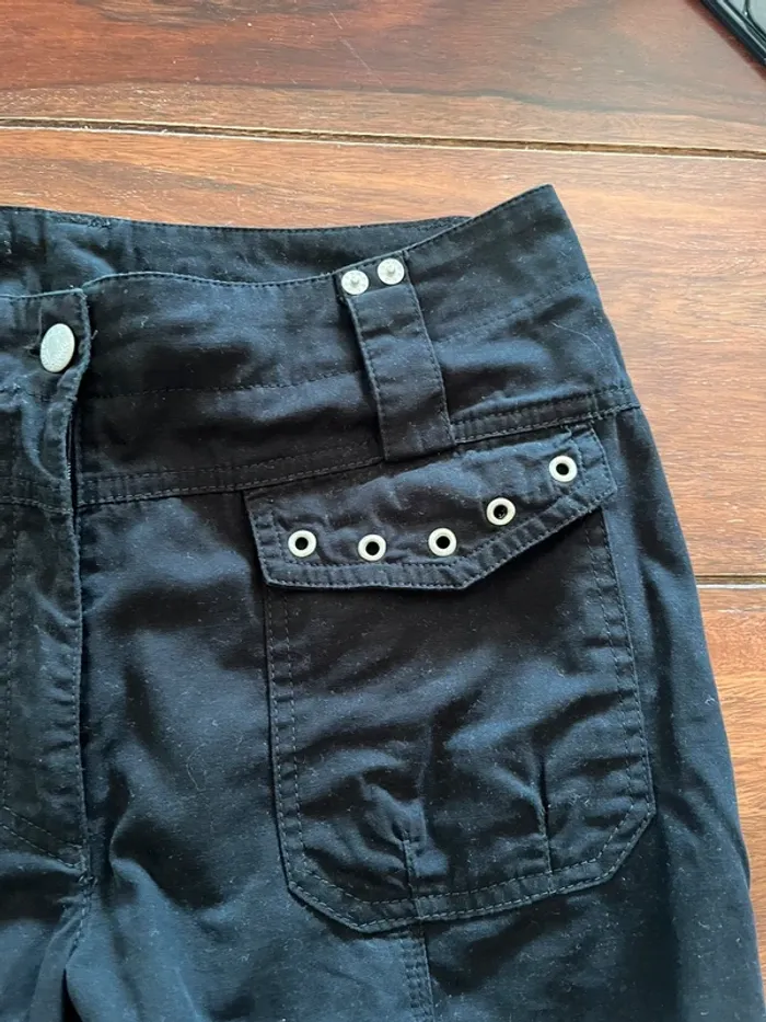 Pantalon cargo noir - photo numéro 3