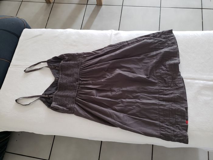 Robe grise été à bretelles - photo numéro 3