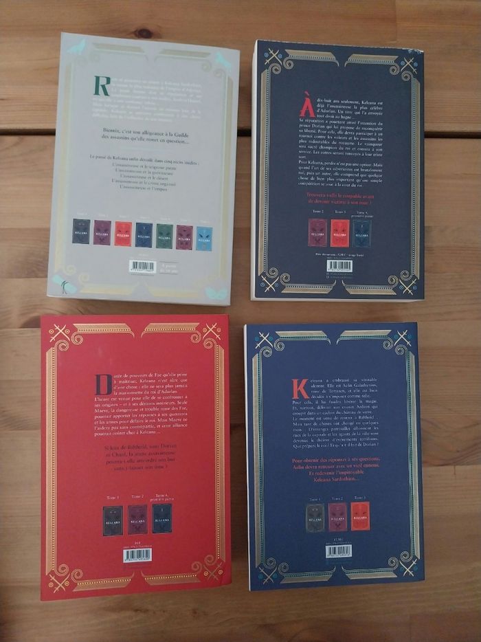Romans Keleana tomes 1 + 3 + 4 Partie 1 La Reine des Ombres + Préquel 0.5- Sarah J. Maas La Martinière - photo numéro 2