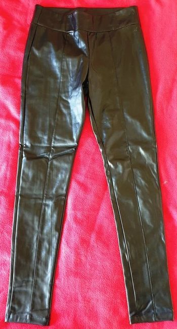 Legging simili cuir noir - Taille M