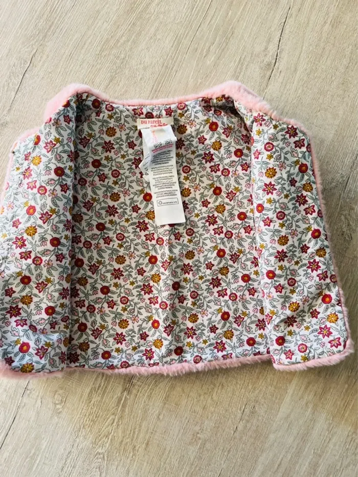 Gilet moumoute automne hiver bébé fille Du pareil au même - photo numéro 2